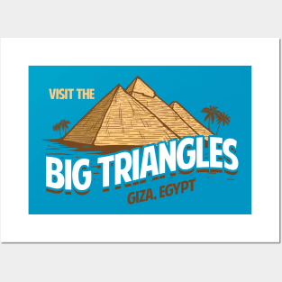 Visit The Big Triangles Of Egypt Posters and Art